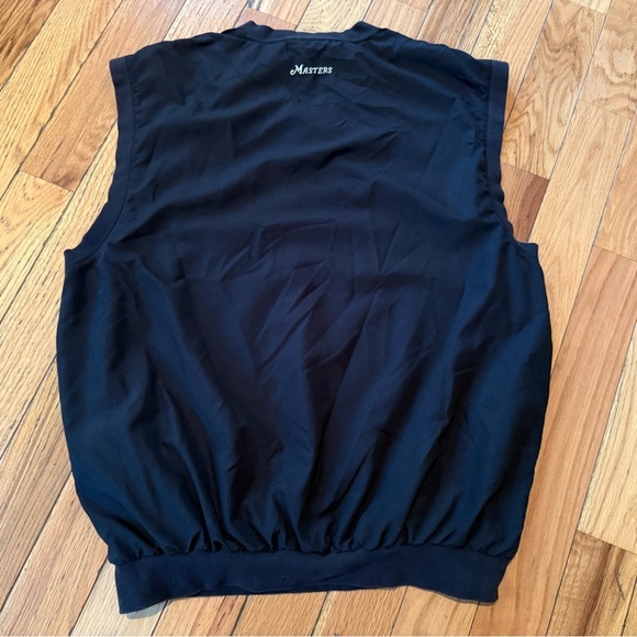 Masters Collection Golf Vest Mens Size XL Black Sleeveless Pullover Windbreaker - Picture 5 of 11